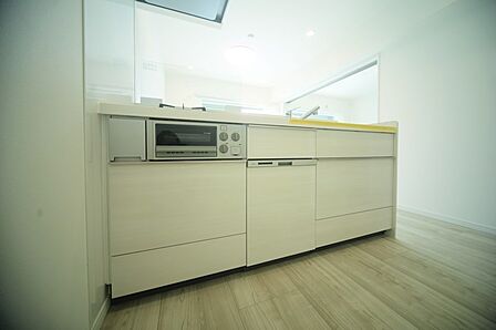 食器洗い乾燥機付きのシステムキッチンで、家事がはかどります♪