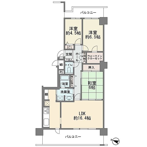 間取りを拡大表示