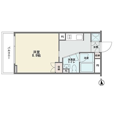 間取り レックス武蔵中原 2階/-