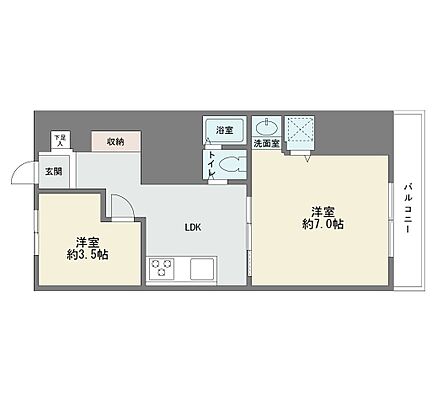 7階部分の南向き　バルコニー有り　新規フルリフォーム済み　エレベータ有り　総戸数62戸　東急コミュニティーへの委託管理