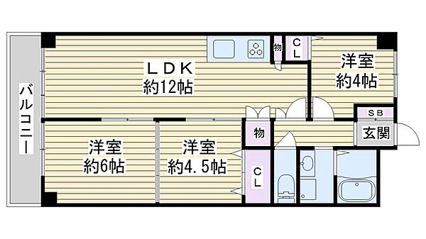 間取りを拡大表示