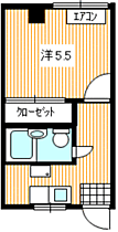 海寿ハイツ 202 ｜ 山口県下関市吉見新町2丁目（賃貸アパート1K・2階・19.26㎡） その2