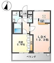 フローラル・コート 103 ｜ 山口県下関市豊浦町川棚（賃貸アパート1LDK・1階・45.50㎡） その2