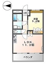 ベルフィオーレ住吉 206 ｜ 山口県下関市一の宮住吉3丁目（賃貸アパート1LDK・2階・41.04㎡） その2