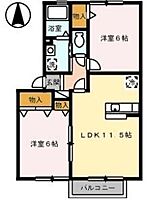 コンフォール I号館 203 ｜ 山口県下関市豊浦町川棚（賃貸アパート2LDK・2階・52.55㎡） その2