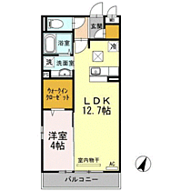 クレセント ヒルズB棟 106 ｜ 山口県下関市秋根西町1丁目（賃貸アパート1LDK・1階・41.95㎡） その2