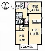 ヴィバーチェ椋野 II棟 101 ｜ 山口県下関市椋野町2丁目（賃貸アパート2LDK・1階・52.92㎡） その2