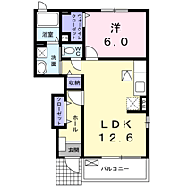 ターナリー伊倉III 105 ｜ 山口県下関市伊倉新町3丁目（賃貸アパート1LDK・1階・46.22㎡） その2