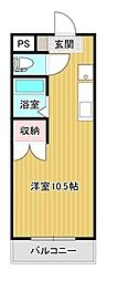 Y'sビル ワンルームの間取図画像