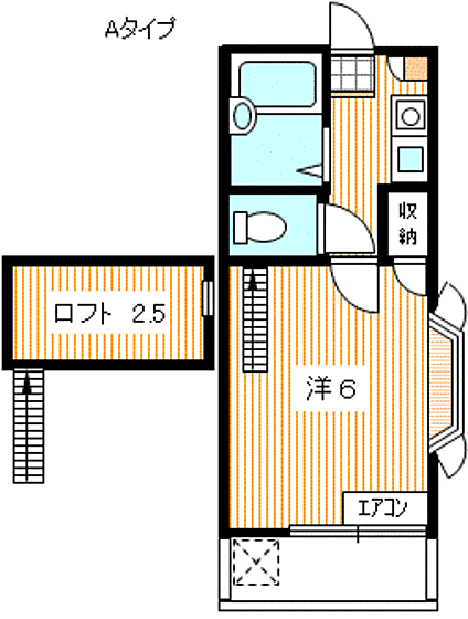 ラ　ルーチェ古屋町 107｜山口県下関市古屋町2丁目(賃貸アパート1K・1階・18.75㎡)の写真 その2