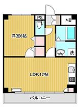 グリーンハイツ栄町 502 ｜ 山口県下関市栄町（賃貸マンション1LDK・5階・43.00㎡） その2