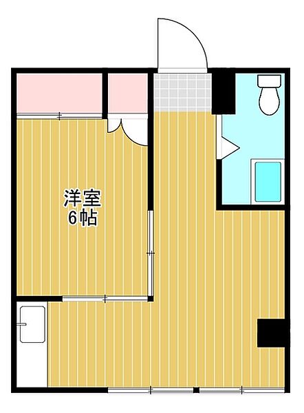 昭正ビル 22｜山口県下関市伊崎町2丁目(賃貸マンション1DK・2階・30.78㎡)の写真 その2