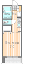 日神パレステージ705 705 ｜ 山口県宇部市東新川町（賃貸マンション1K・7階・22.05㎡） その2