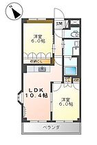 アバンティ 206 ｜ 山口県宇部市東須恵（賃貸アパート2LDK・2階・51.30㎡） その2