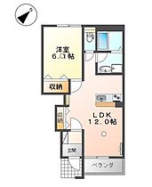 グランダー江頭 102 ｜ 山口県宇部市西岐波（賃貸アパート1LDK・1階・43.90㎡） その2