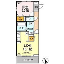 ブランネージュ東小串 308 ｜ 山口県宇部市東小串2丁目（賃貸アパート1LDK・3階・41.59㎡） その2