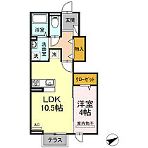 リベルテコート. 102 ｜ 山口県宇部市小松原町2丁目（賃貸アパート1LDK・1階・40.00㎡） その2