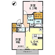 ミラカーサII棟 202 ｜ 山口県宇部市山門（賃貸アパート2LDK・2階・54.16㎡） その2