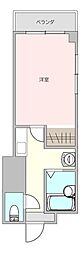 第一さやかビル 1Kの間取図画像