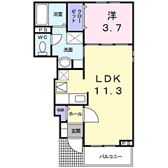 物件の間取り