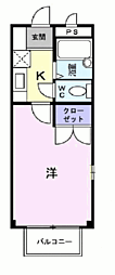 ヴィラ・エテルノ 1Kの間取図画像