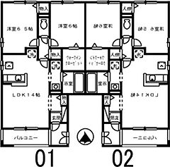物件の間取り