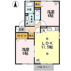物件の間取り