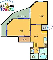 コーポ第二  ｜ 長崎県長崎市本原町（賃貸マンション2DK・1階・38.00㎡） その2