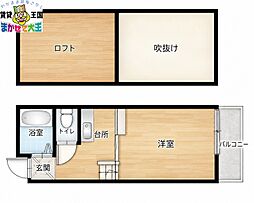 ハイツシェスタ弐番館 1階/-