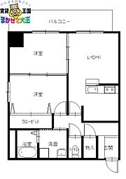 スカイコート出島 4階