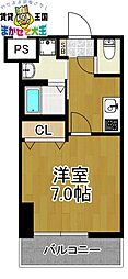 DINO馬町 1Kの間取図画像