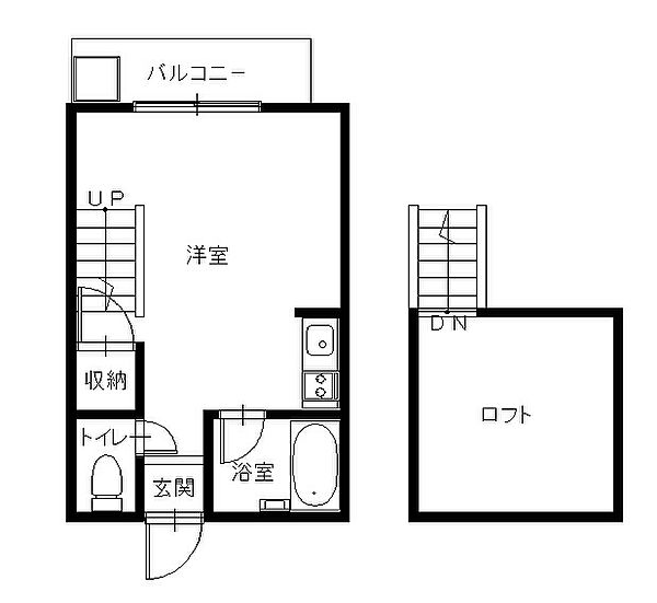 アメニティドア ｜長崎県長崎市中新町(賃貸アパート1R・2階・22.00㎡)の写真 その2