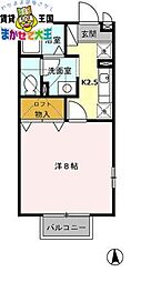 タウンコートまなび野 2階/-