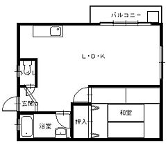 諏訪マンション 405 ｜ 長崎県長崎市馬町（賃貸マンション1LDK・4階・32.98㎡） その2