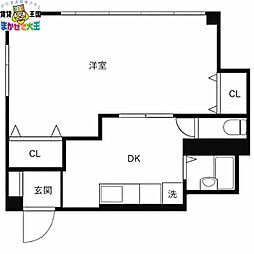 岡部ビル 3階/-