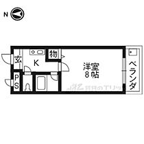 ジュネス丸池Ｂ棟 315 ｜ 京都府京都市右京区西院西寿町（賃貸マンション1K・3階・22.05㎡） その2