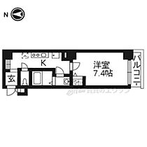 京都府京都市右京区西院乾町（賃貸マンション1K・2階・27.94㎡） その2