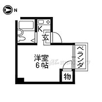 京都府京都市上京区役人町（賃貸マンション1K・4階・16.00㎡） その2