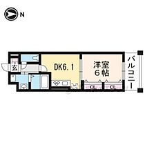 ラガール 410 ｜ 京都府京都市右京区花園春日町（賃貸マンション1DK・4階・31.39㎡） その2