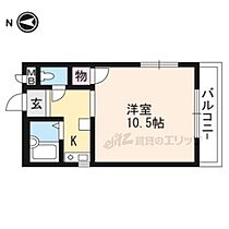 メゾン・ド・ビジュー 102 ｜ 京都府京都市東山区泉涌寺五葉ノ辻町（賃貸マンション1K・1階・28.00㎡） その2