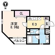 京都府京都市右京区山ノ内荒木町（賃貸マンション1K・4階・30.16㎡） その2