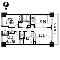 二条聚楽町アーバンコンフォート  ｜ 京都府京都市上京区千本通二条下ル（賃貸マンション3LDK・6階・59.49㎡） その2