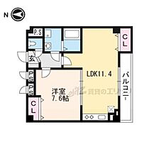 京都府京都市中京区壬生淵田町（賃貸マンション1LDK・2階・44.59㎡） その2