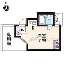 京都府京都市左京区田中大堰町（賃貸マンション1R・1階・17.24㎡） その2