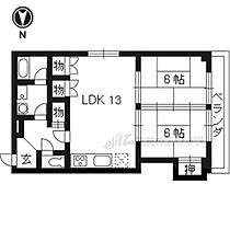 京都府京都市上京区菱屋町（賃貸マンション2LDK・2階・56.28㎡） その2