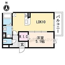 京都府京都市右京区山ノ内瀬戸畑町（賃貸アパート1LDK・3階・37.12㎡） その2