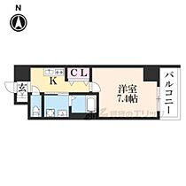 京都府京都市南区東九条烏丸町（賃貸マンション1K・8階・25.25㎡） その1