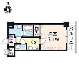 間取図画像 1K