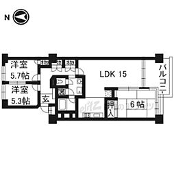 サンレジデンス錦綾東堀川 3LDKの間取図画像