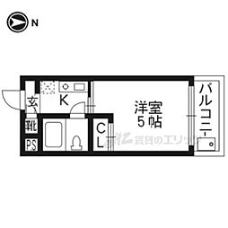 メゾン・ド・パルファン 1Kの間取図画像